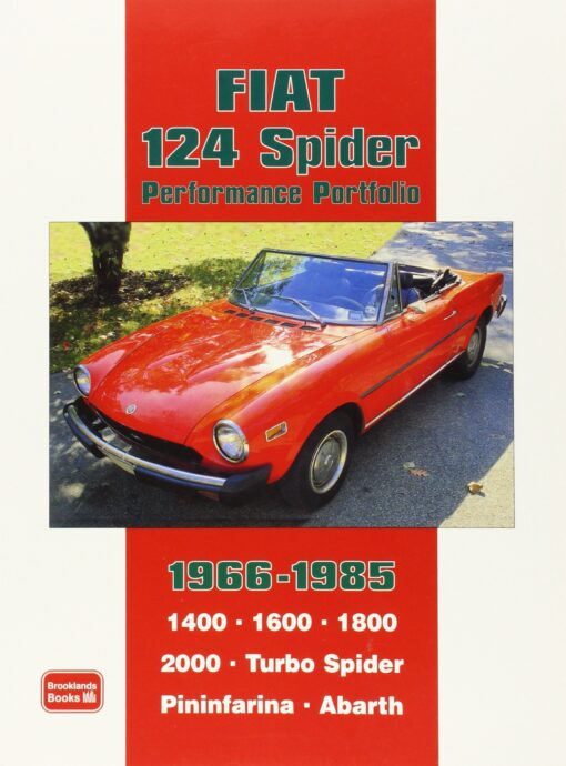 Fiat 124 Spider Performance Portfolio 1966-1985