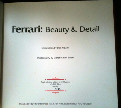 Ferrari Beauty & Detail