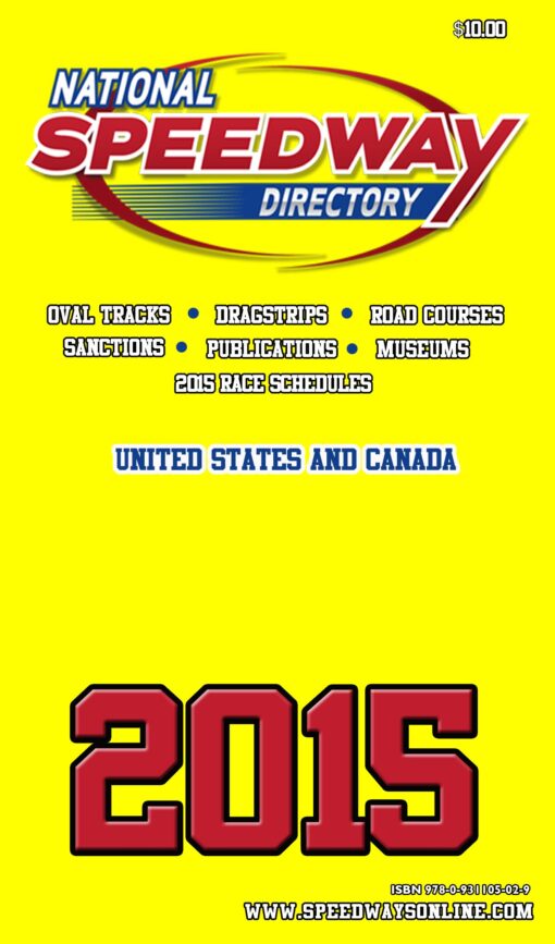 NATIONAL SPEEDWAY DIRECTORY 2015