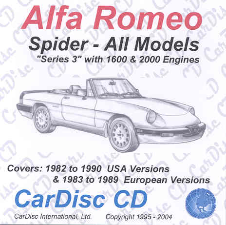 Alfa Romeo Spider 1982-1990  CD