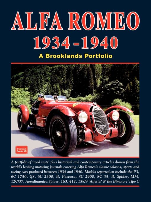 ALFA ROMEO 1934-1940 ROAD TEST PORTFOLIO