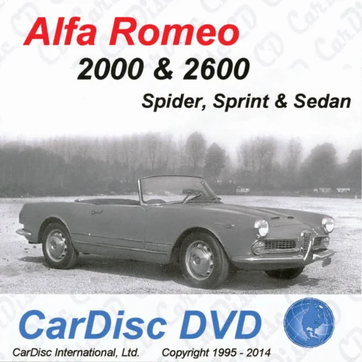 Alfa Romeo 2000, 2600 1958-1962  CD