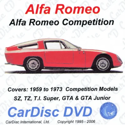 Alfa Competition Models from 1959 to 1973 CD