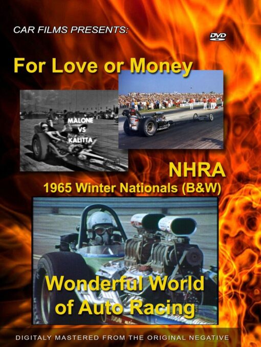 LOVE OR MONEY Drag Racing 1970 DVD