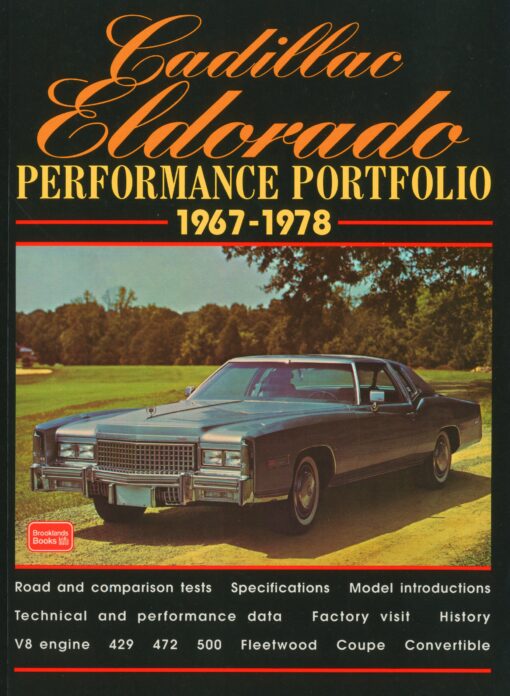 Cadillac Eldorado Performance Portfiolio 1967-78