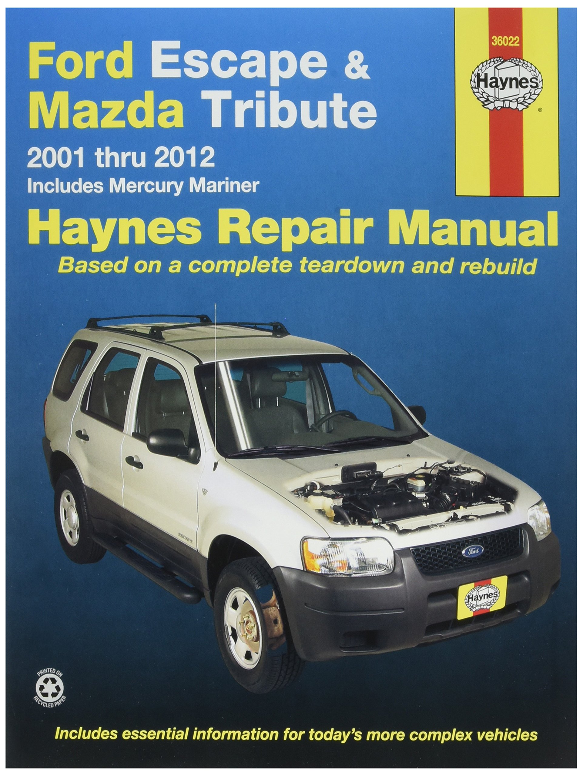 HAYNES FORD ESCAPE MAZDA TRIBUTE 2001-2012
