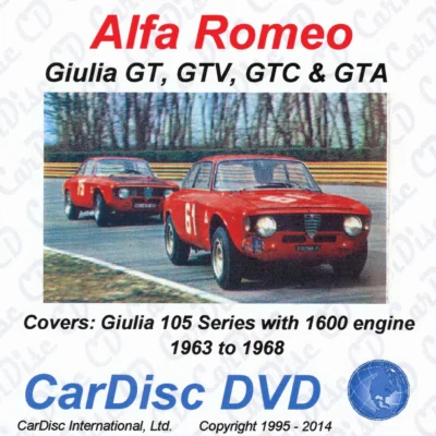 Giulia Sprint GT, GTV, GTC, and GTA Models from 1963 to 1968 CarDisc