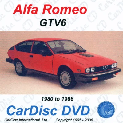 Alfa Romeo GTV-6 Models from 1980 to 1986  CD