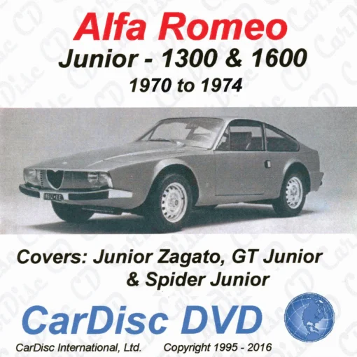 Alfa Romeo Junior Zagato, GT Junior, Spider Junior   CD