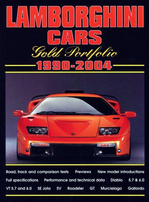 Lamborghini Cars Gold Portfolio 1990-2004
