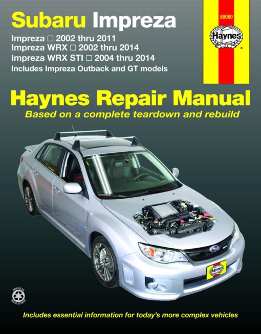 Subaru Impreza 2002-2011 WRX 2002-2014