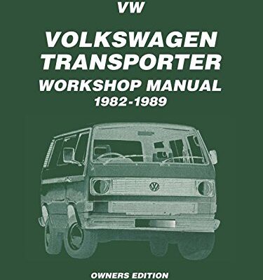 Volkswagen Transporter Workshop Manual 1982-1989
