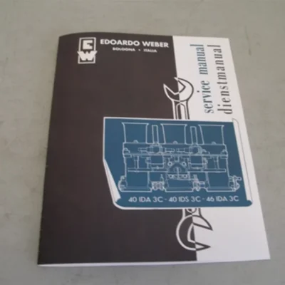 Weber 40 & 46 IDA 3BBL SERVICE MANUAL
