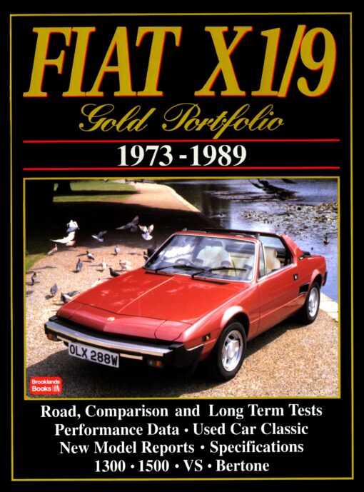 Fiat X1/9 Gold Portfolio 1973-1989
