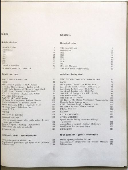 Monza 1961 Official Yearbook - Image 2